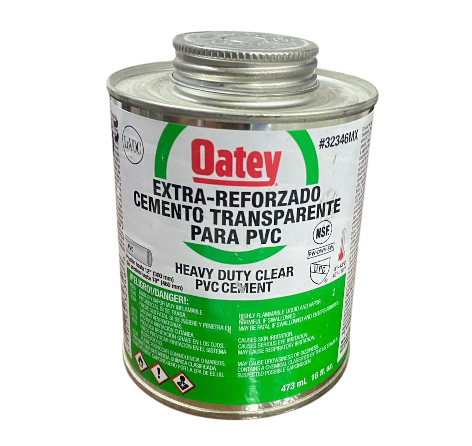 Pegamento Transparente PVC 473ml